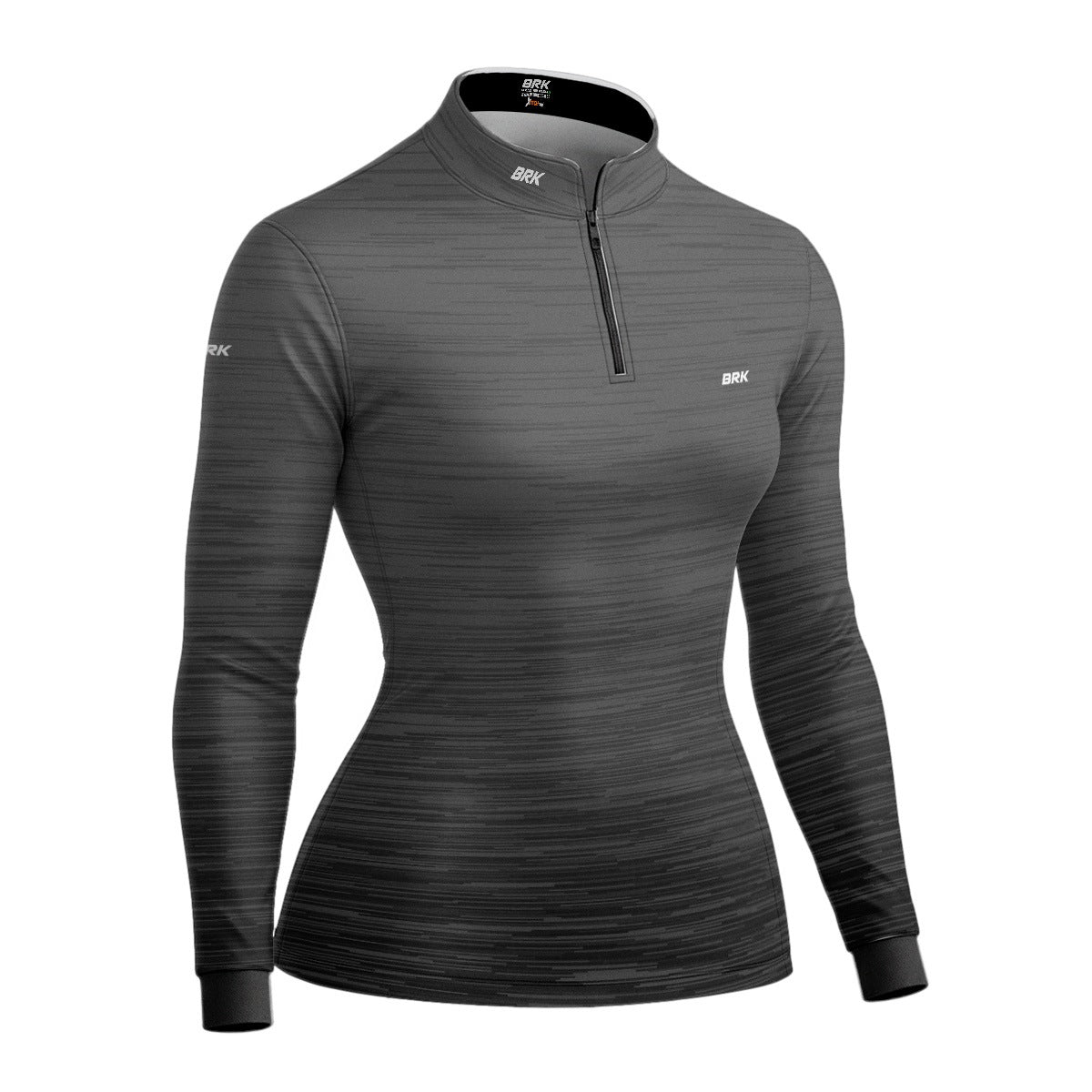 Camisa Agro Feminina Brk Mescla Cinza com Proteção Solar UV50+ - Brk Agro