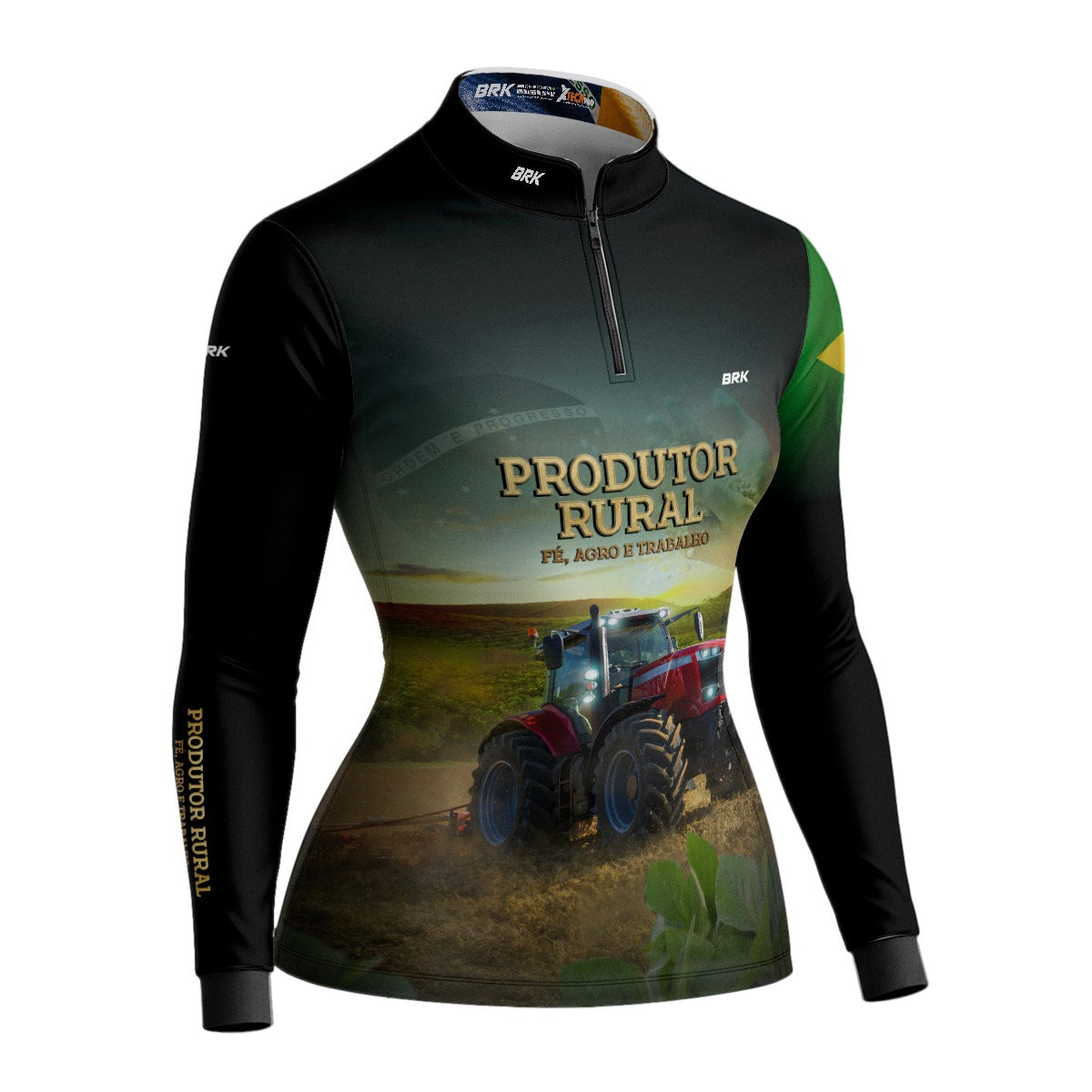 Camisa Agro Feminina Brk Produtor Rural com Proteção Solar UV50+ - Brk Agro