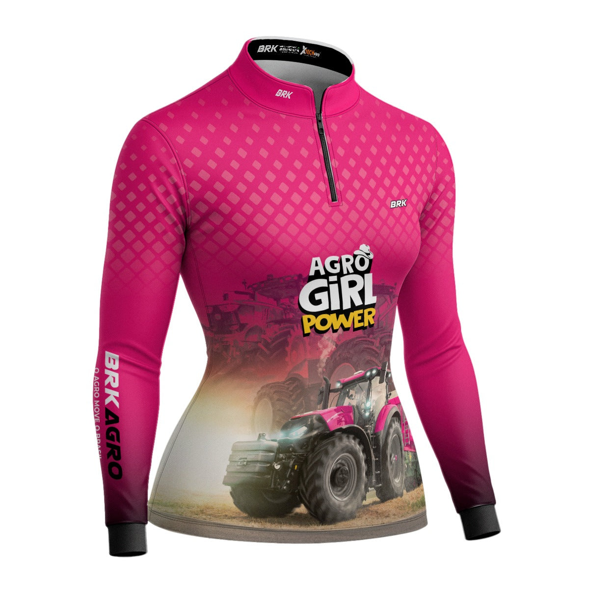 Camisa Agro Feminina Brk Agro Girl Power com Proteção Solar UV50+ - Brk Agro