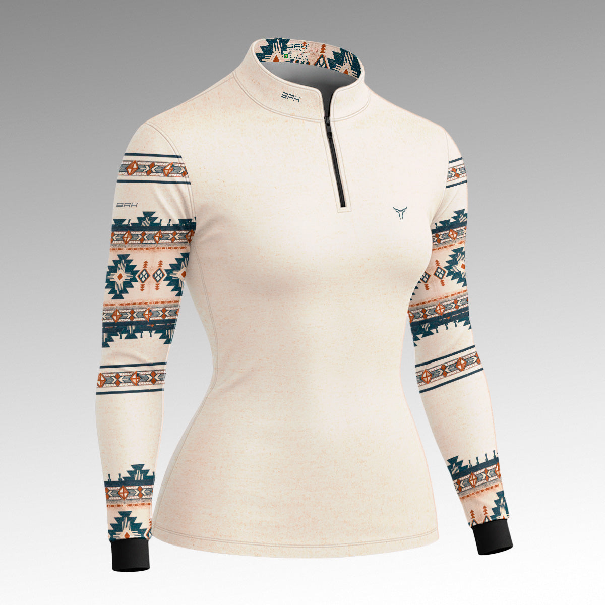 Camisa Feminina Brk Mangas Apache com UV50 - Brk Agro
