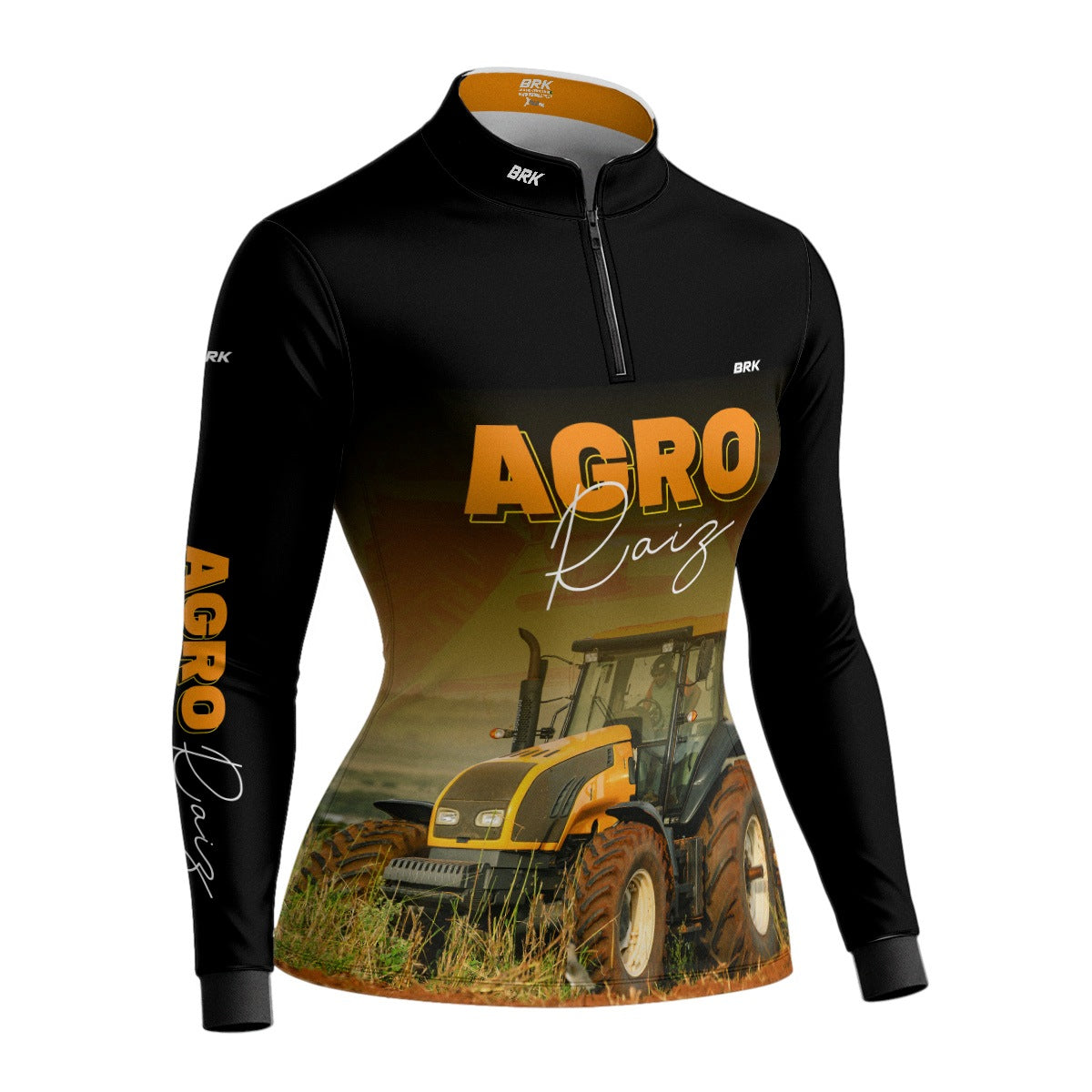 Camisa Agro Feminina Brk Trator Agro Raiz com UV50+ - Brk Agro