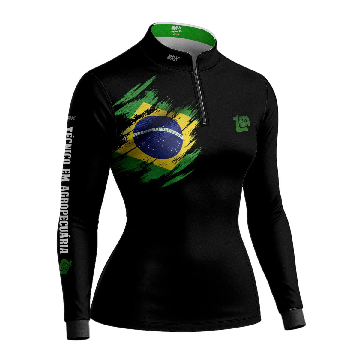 Camisa Agro Feminina Brk Tecnico em Agropecuária com Proteção UV50+ - Brk Agro