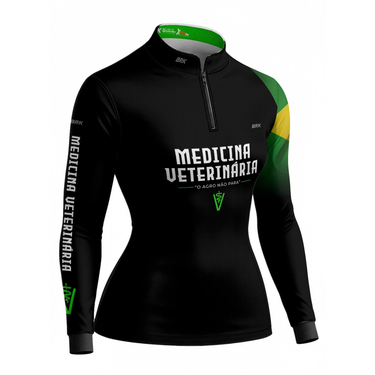 Camisa Agro Feminina Brk Medicina Veterinária com UV50+ - Brk Agro