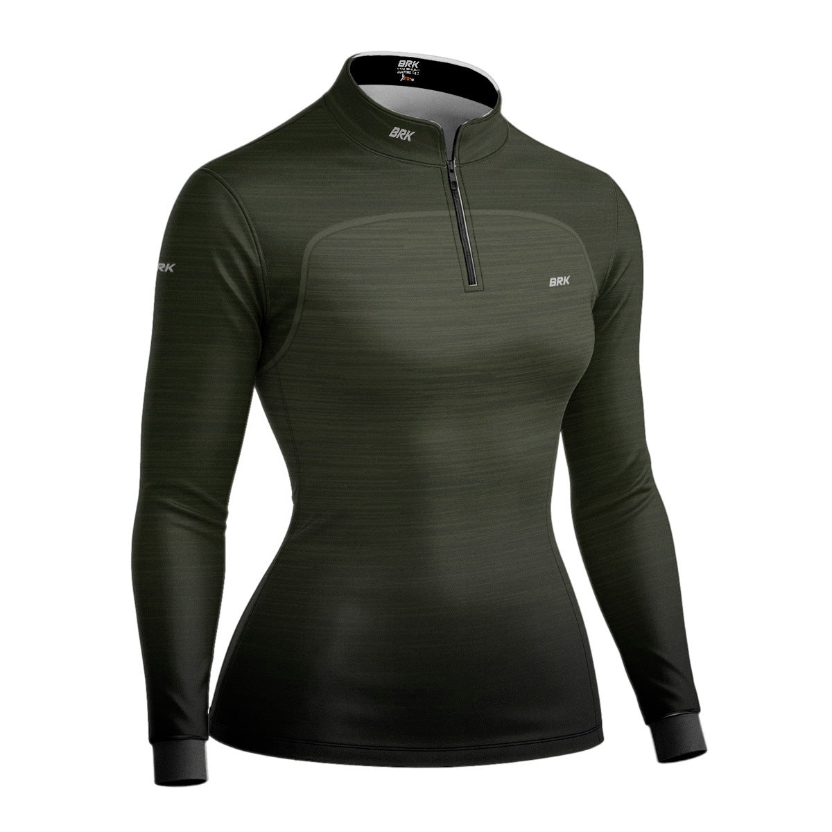 Camisa Agro Feminina Brk Mescla Verde com Proteção Solar UV50+ - Brk Agro
