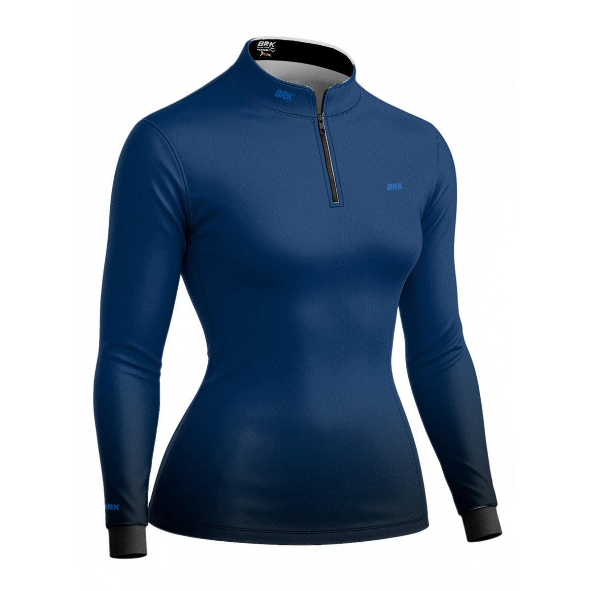Camisa Térmica Feminina Brk Basic Azul com Proteção Solar UV50+ - Brk Agro