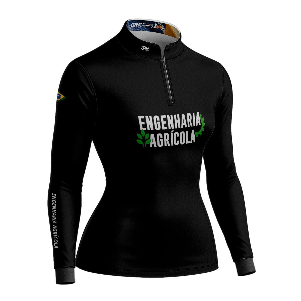 Camisa Agro Feminina Brk Engenharia Agrícola com Proteção Solar UV50+ - Brk Agro
