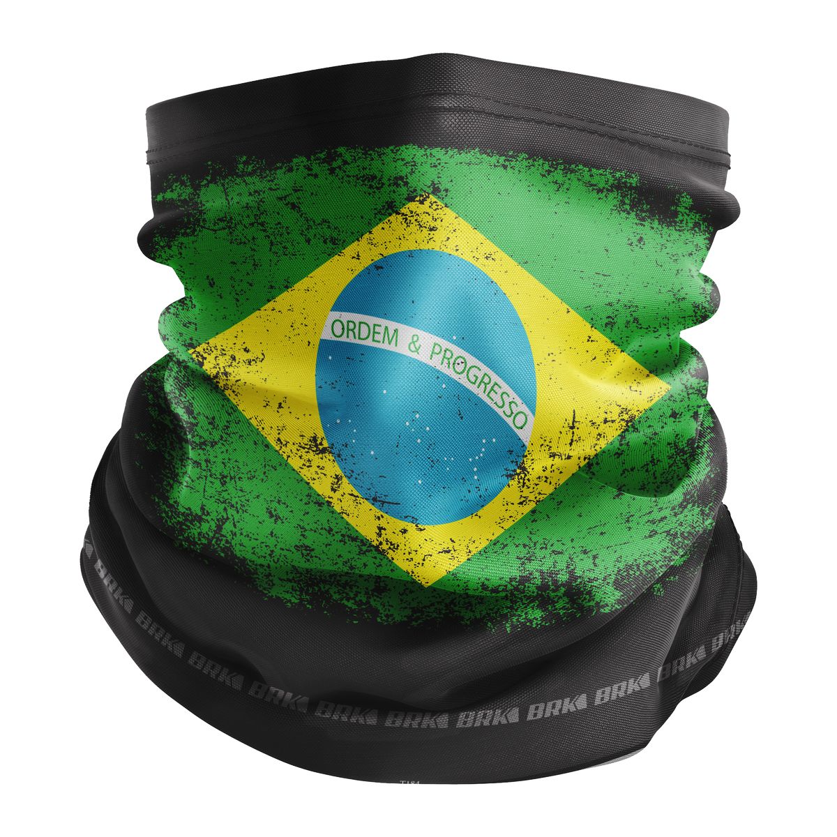 Bandana Tubeneck Agro Brk Multifuncional Bandeira do Brasil com Proteção Solar UV50+