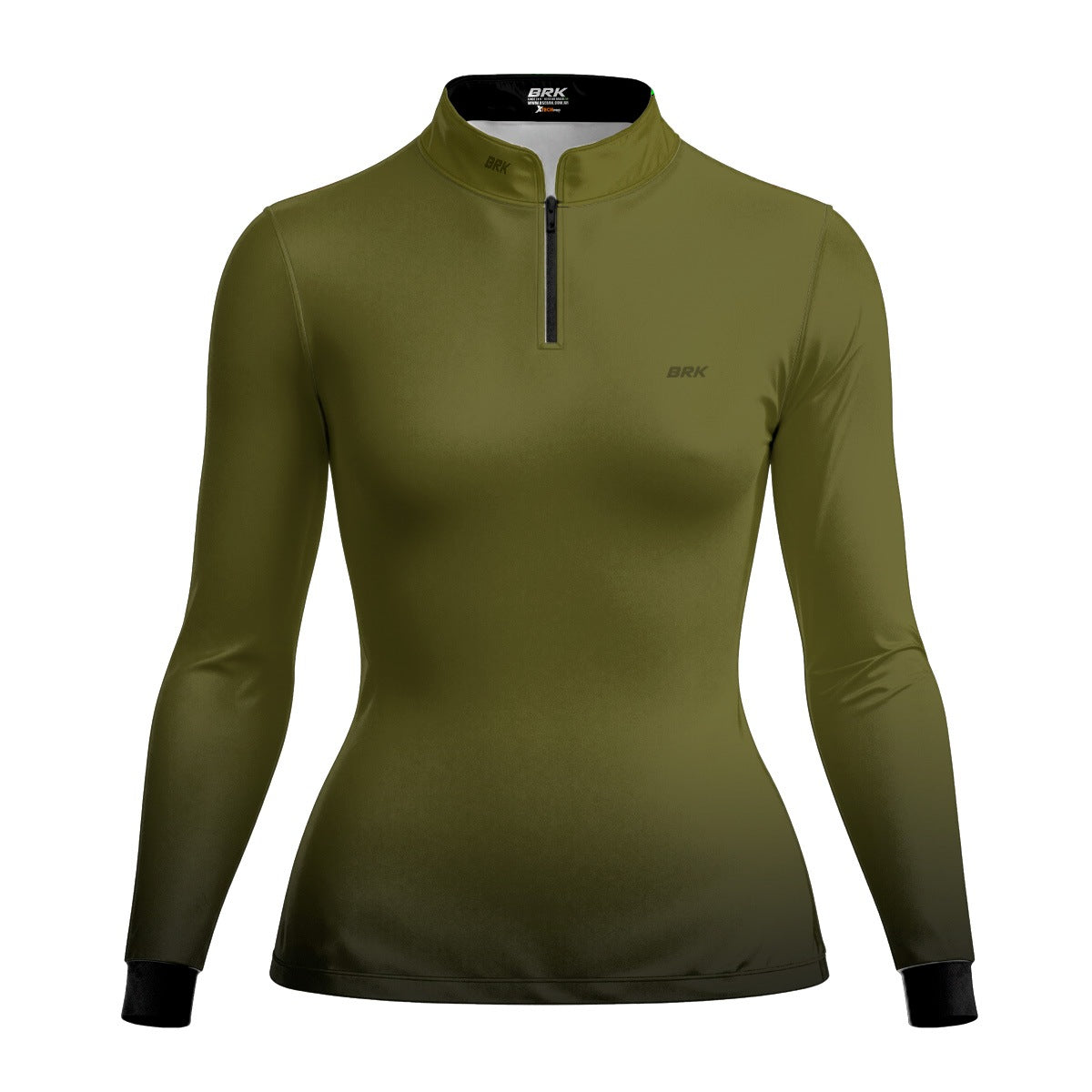 Camisa Agro Feminina Brk Unissex Basic Verde Musgo com Proteção Solar UV50+ - Brk Agro