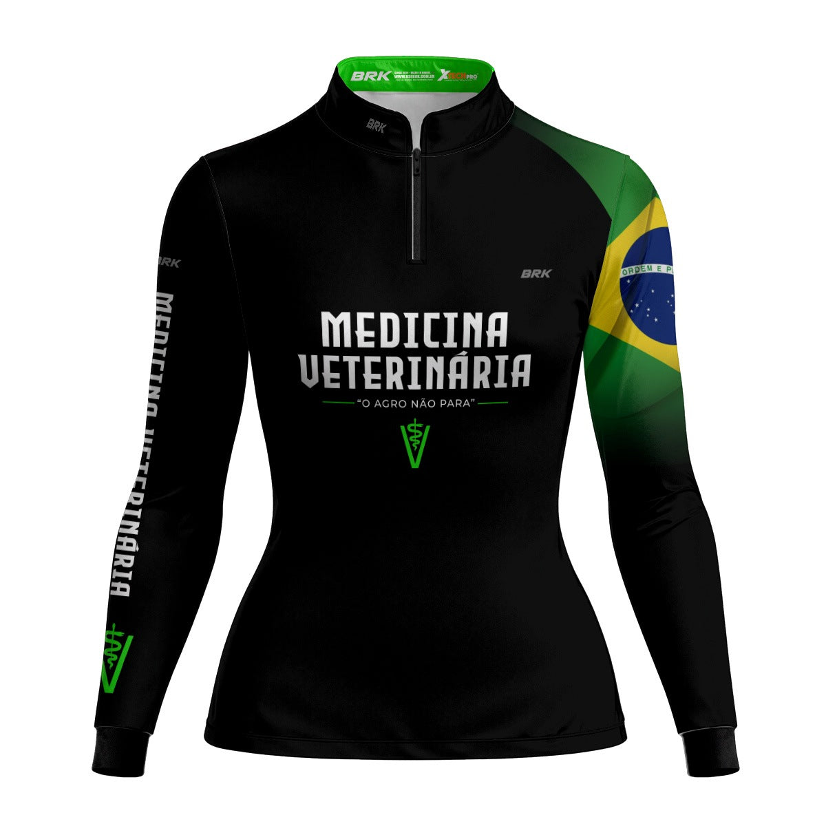 Camisa Agro Feminina Brk Medicina Veterinária com UV50+ - Brk Agro