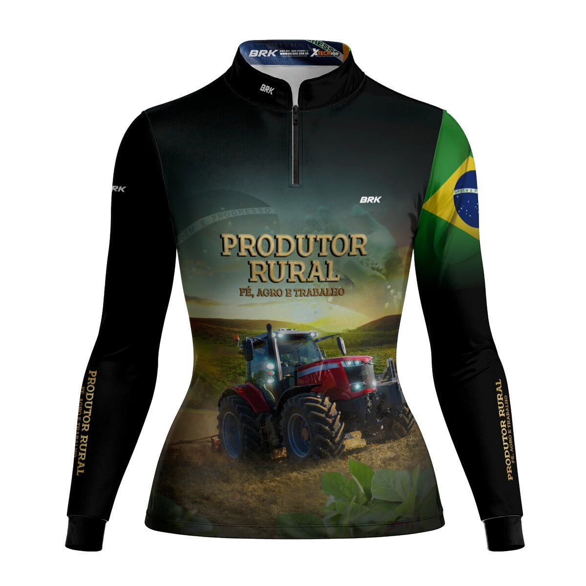 Camisa Agro Feminina Brk Produtor Rural com Proteção Solar UV50+ - Brk Agro