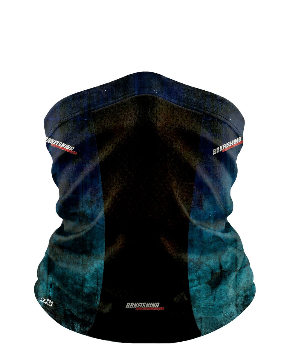 Bandana Black Mask Brk Azul e Preto com Proteção UV50+ - Brk Agro