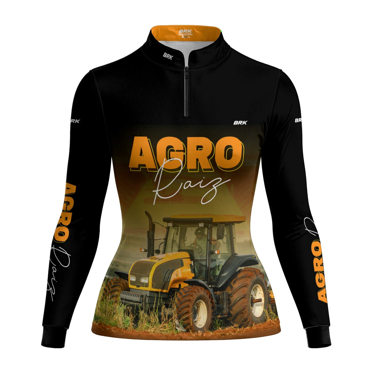 Camisa Agro Feminina Brk Trator Agro Raiz com UV50+ - Brk Agro