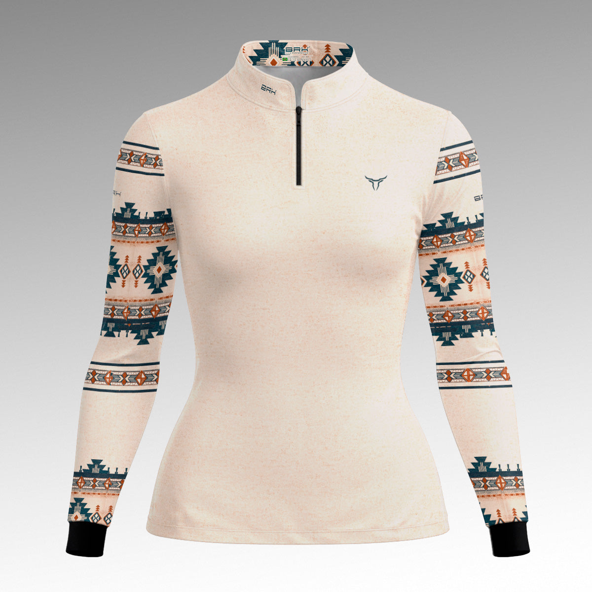 Camisa Feminina Brk Mangas Apache com UV50
