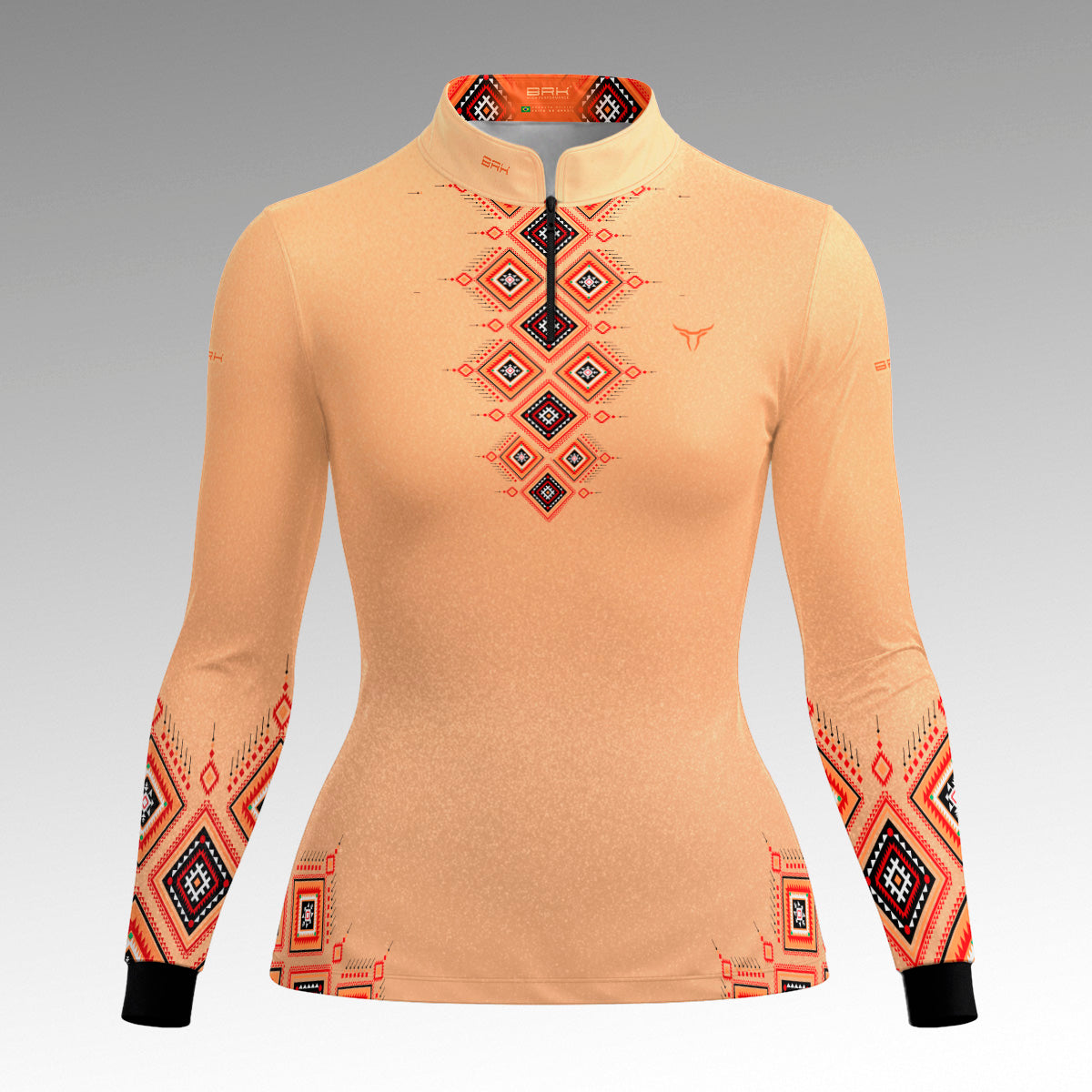 Camisa Feminina Apache Laranja com UV50