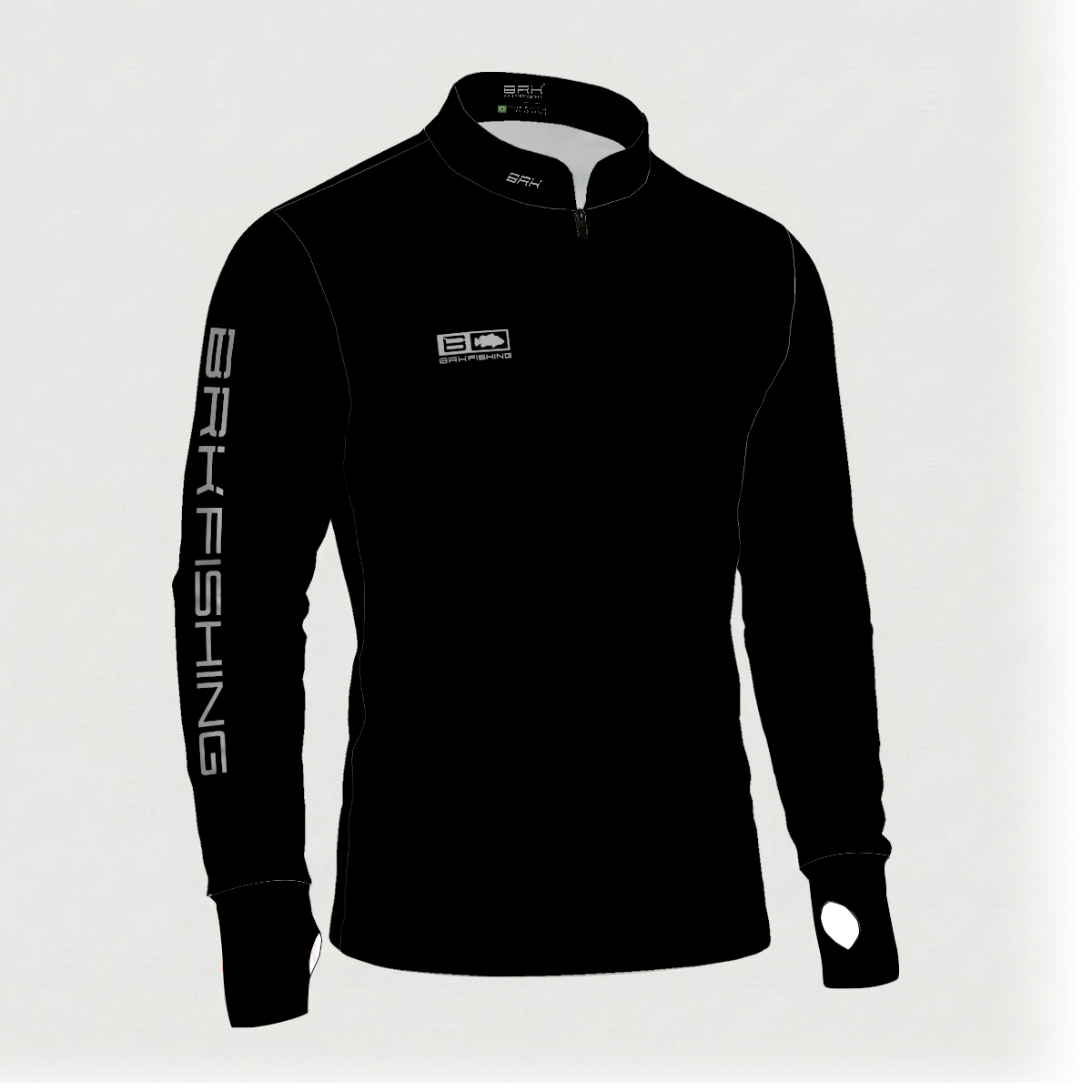 Camisa ArmorX Brk Fishing Preta com Proteção UV50+