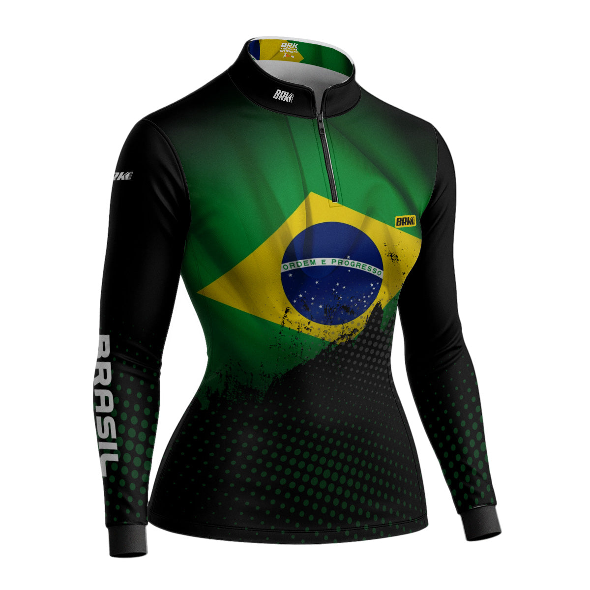 Camisa Brk Brasil com Proteção Uv50+ - Tamanho: M