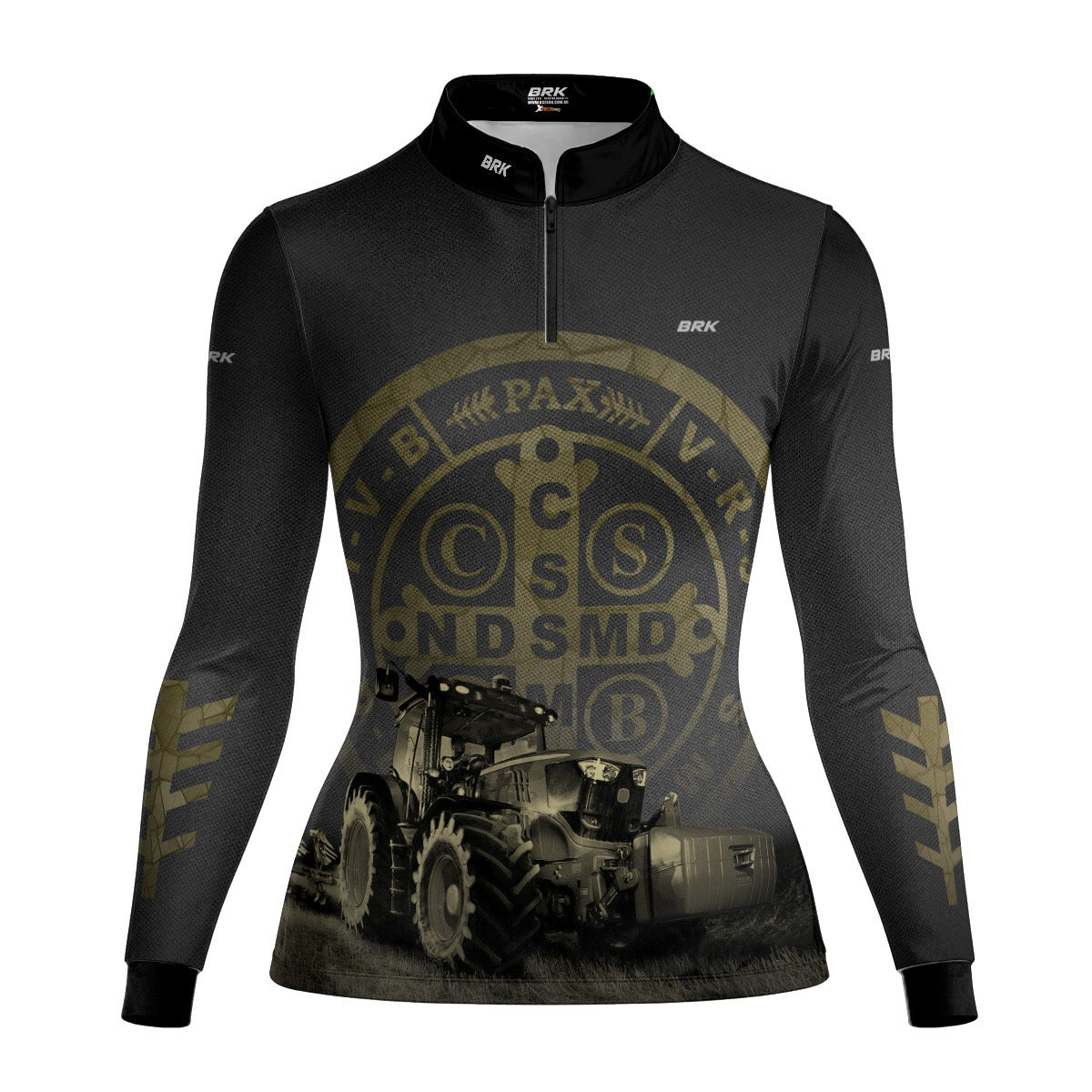 Camisa Agro Feminina Brk Medalhão São Bento com UV50+ - Brk Agro