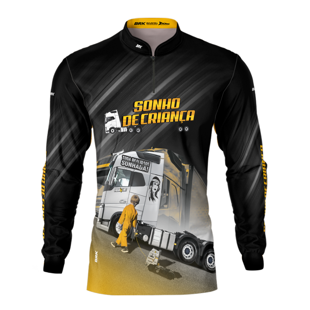 Camisa Brk Carreta Sonho de Criança com Proteção Solar UV50+