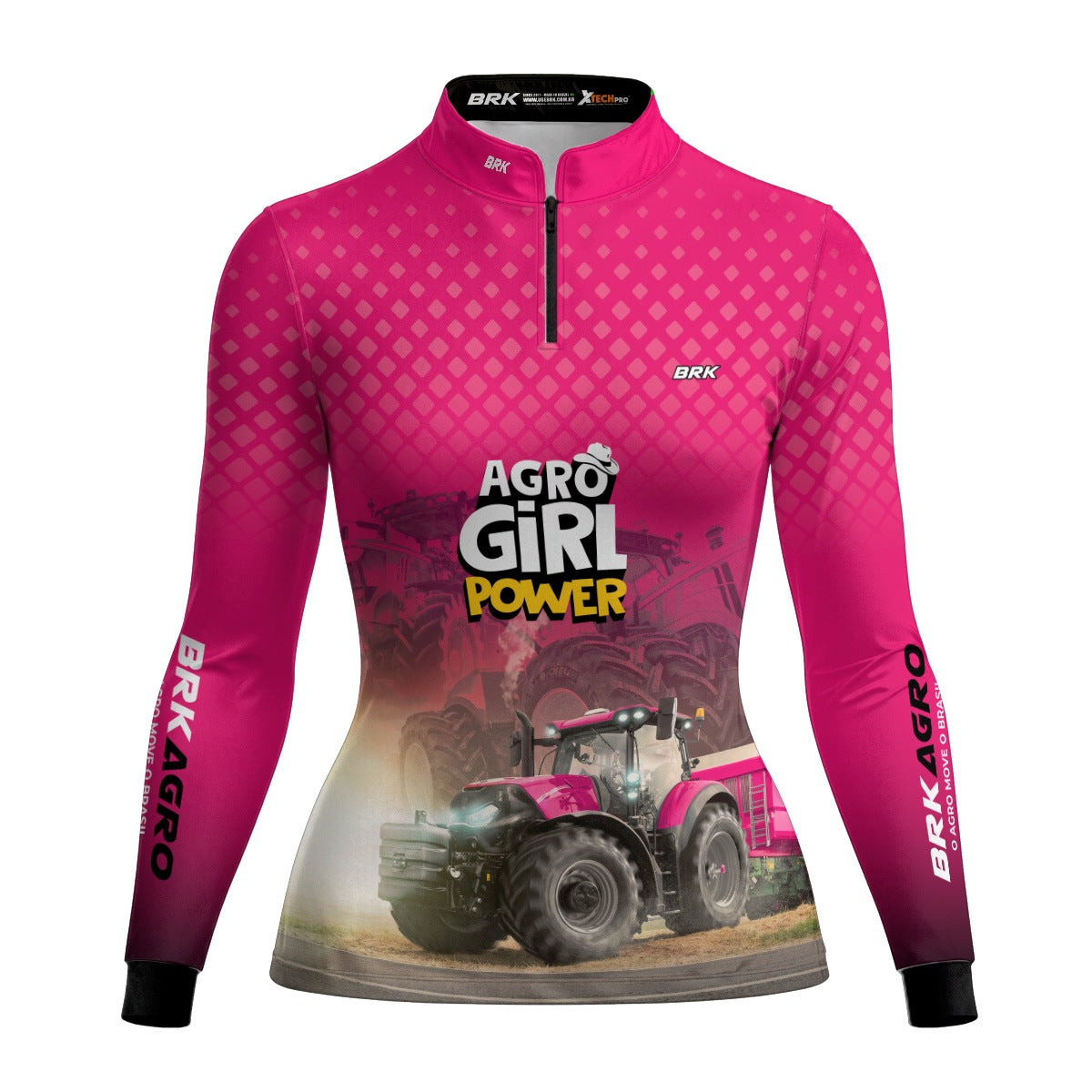 Camisa Agro Feminina Brk Agro Girl Power com Proteção Solar UV50+ - Brk Agro