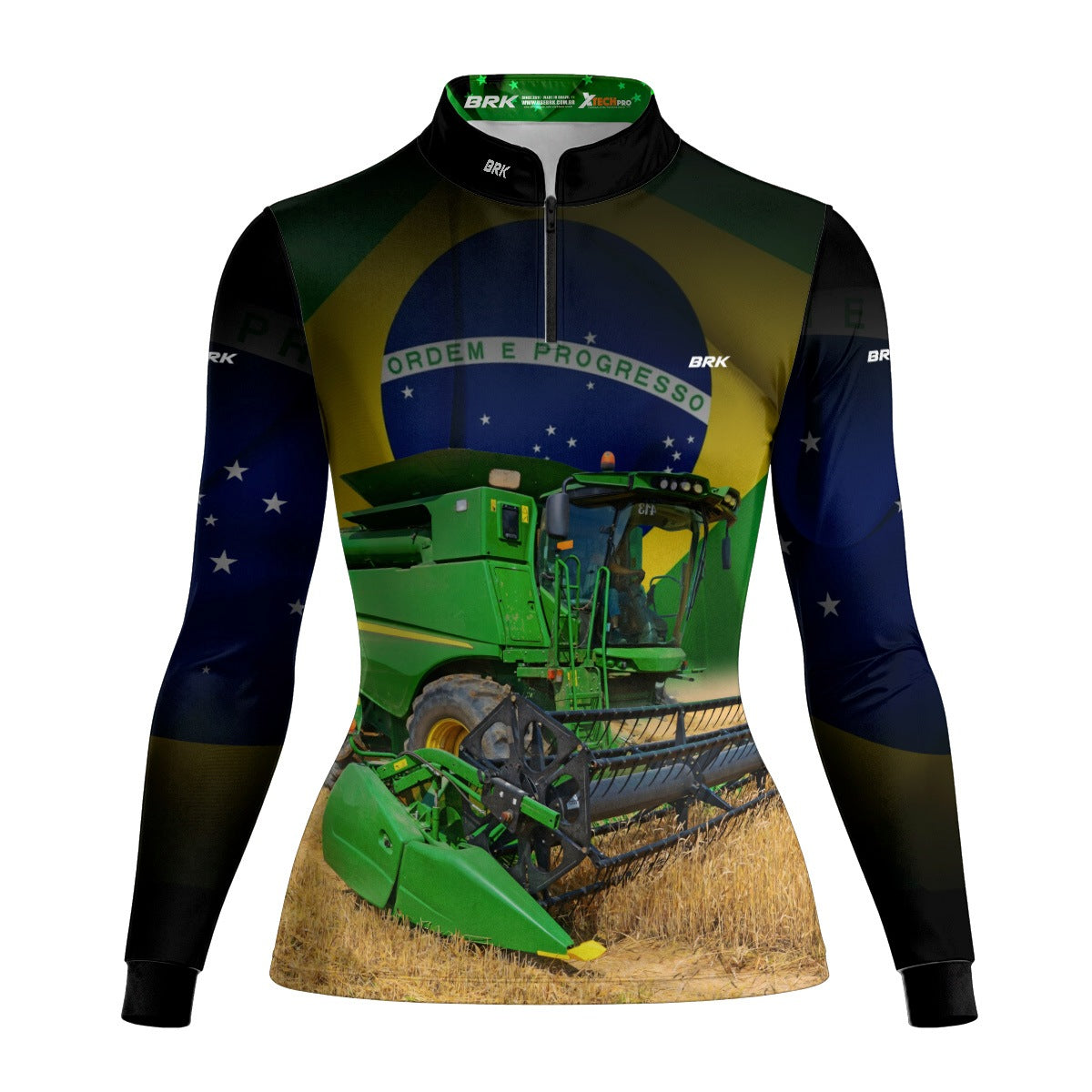 Camisa Agro Feminina Brk Colheitadeira com UV50+ - Brk Agro