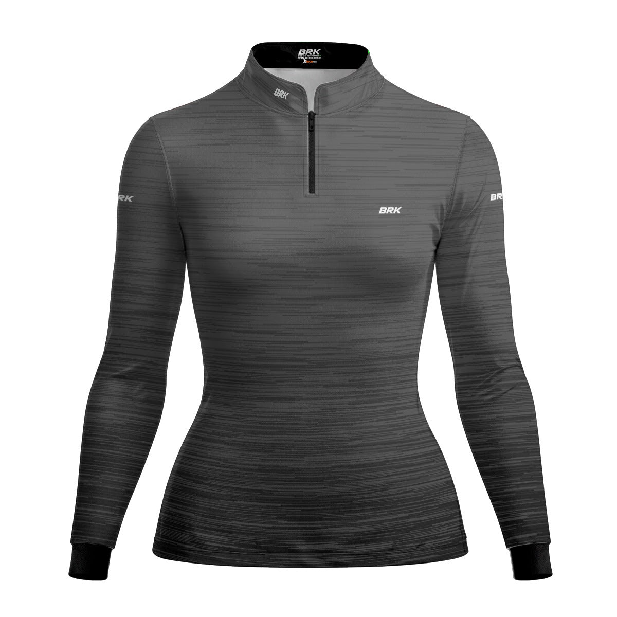Camisa Agro Feminina Brk Mescla Cinza com Proteção Solar UV50+ - Brk Agro