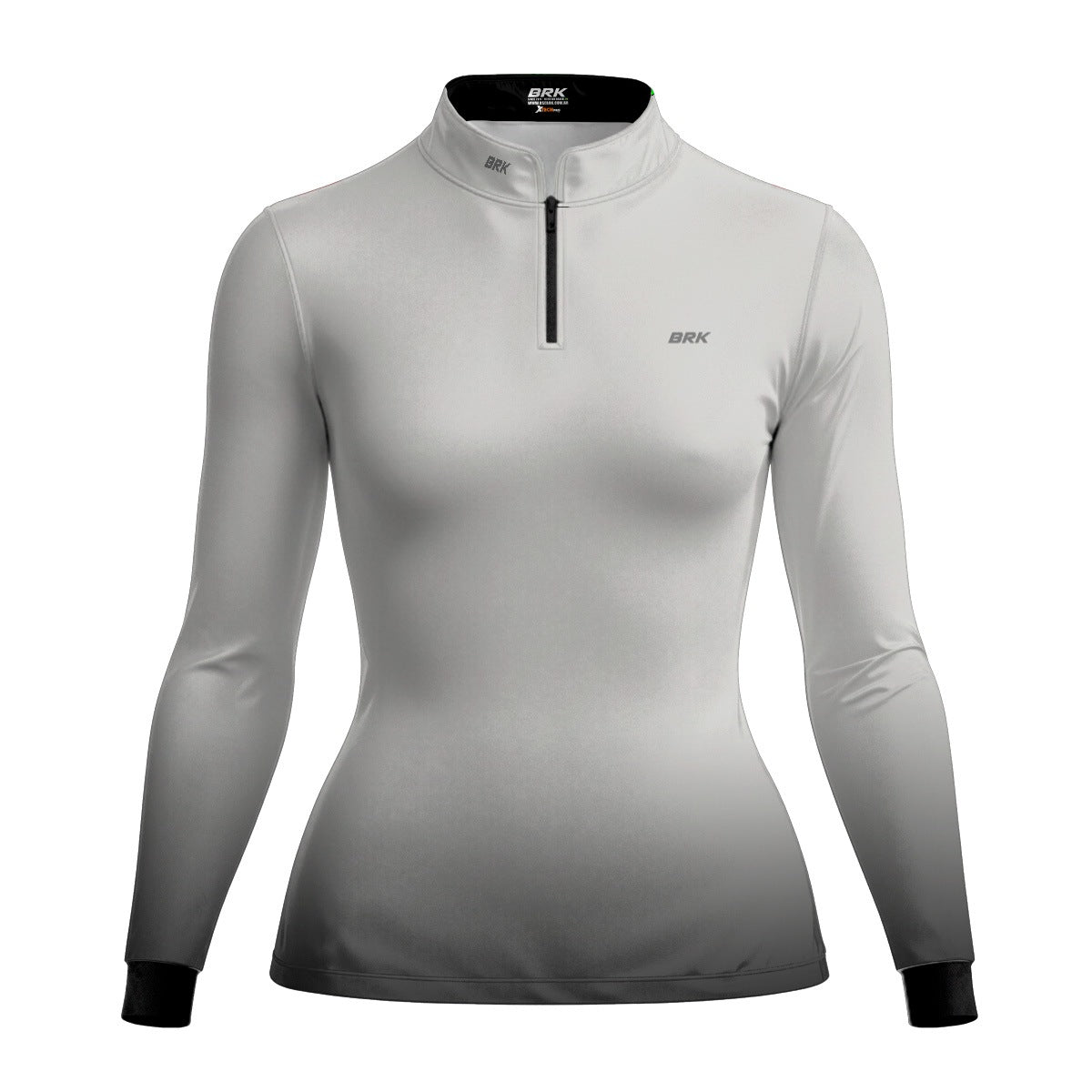 Camisa Feminina Brk Basic Cinza Claro com Proteção Solar UV50 Envio Imediato - Brk Agro