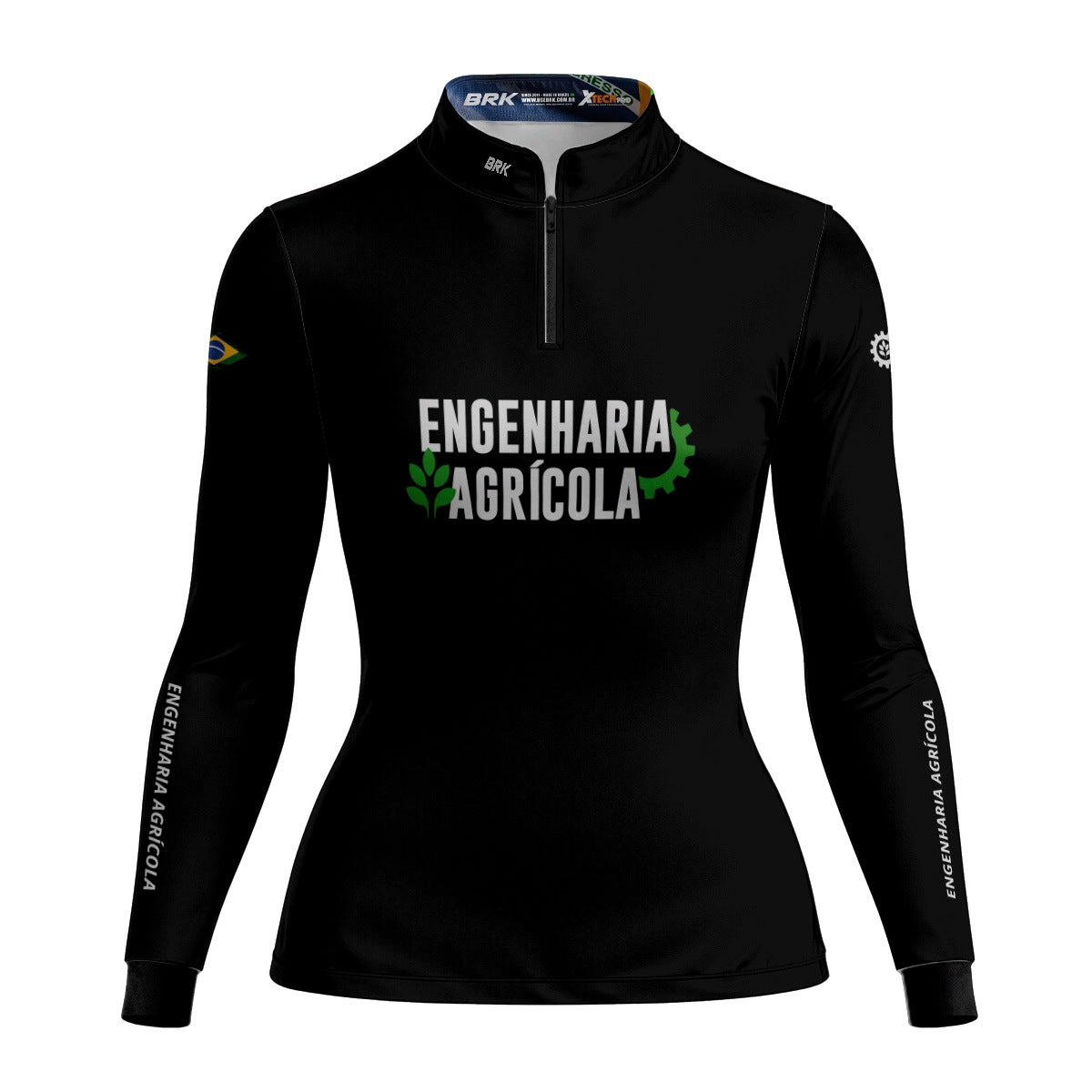 Camisa Agro Feminina Brk Engenharia Agrícola com Proteção Solar UV50+ - Brk Agro