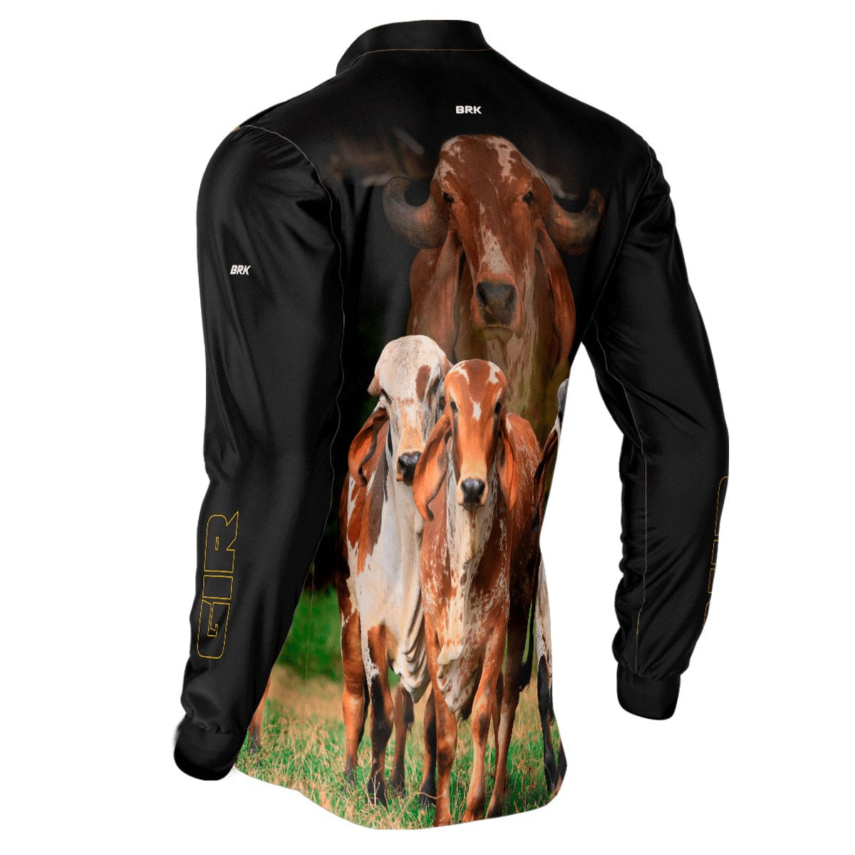 Camisa Agro Brk Vaca Gir com Proteção Solar UV50+ - BRK AGRO