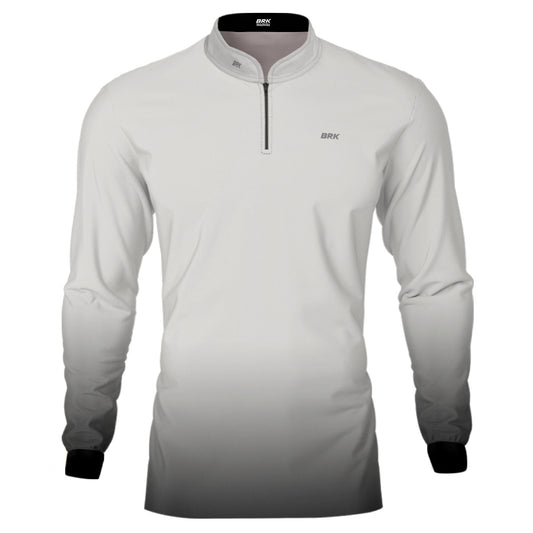 Camisa Brk Basic Cinza Claro com Proteção Solar UV50 Envio Imediato - Brk Agro