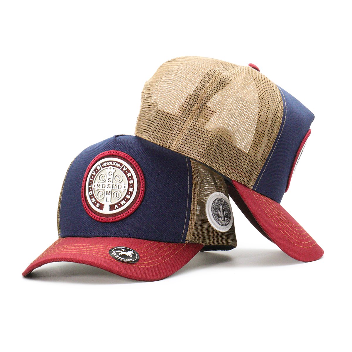 kit 1 Boné Trucker Agro São Bento + 1 Camisa Agro Brk São Bento Dourado Preta com Proteção Solar UV50+ - Brk Agro