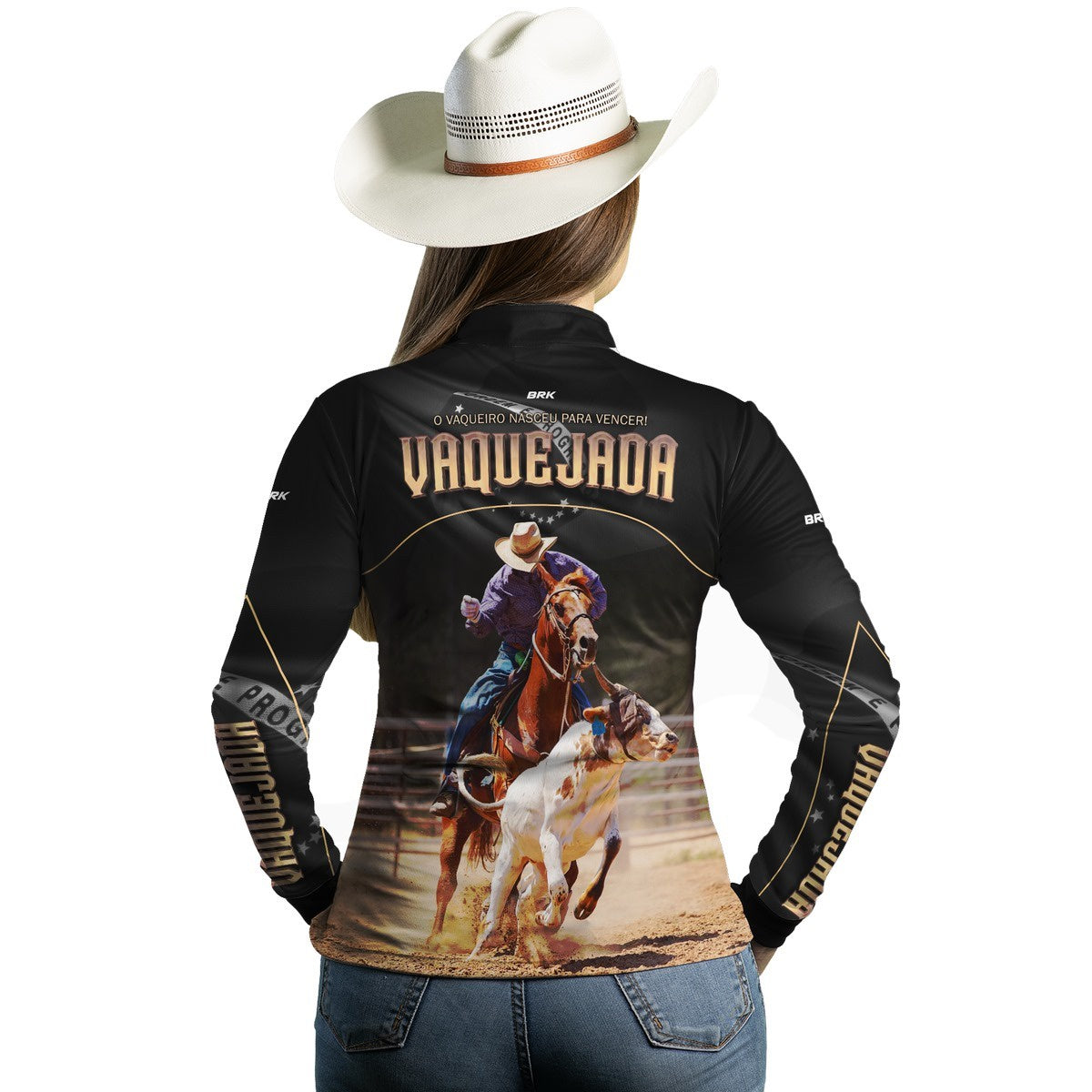 Camisa Agro Brk Vaquejada com Proteção Solar UV50+ - BRK AGRO