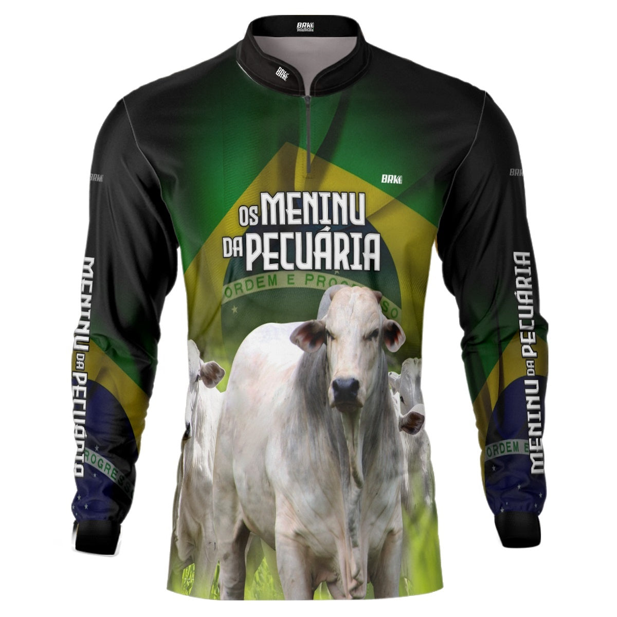 Camisa Agro Brk Os Meninu da Pecuária com Proteção Solar UV50+ - Brk Agro