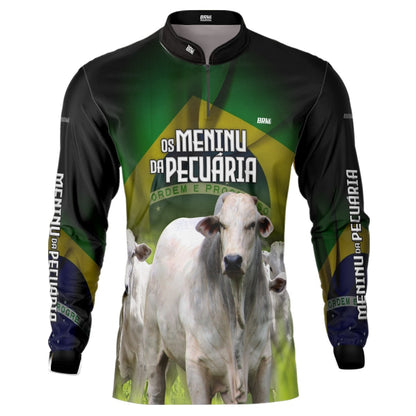 Camisa Agro Brk Os Meninu da Pecuária com Proteção Solar UV50+ - Brk Agro