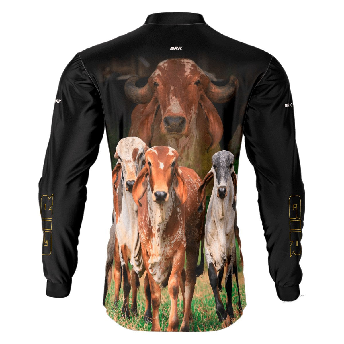 Camisa Agro Brk Vaca Gir com Proteção Solar UV50+ - BRK AGRO