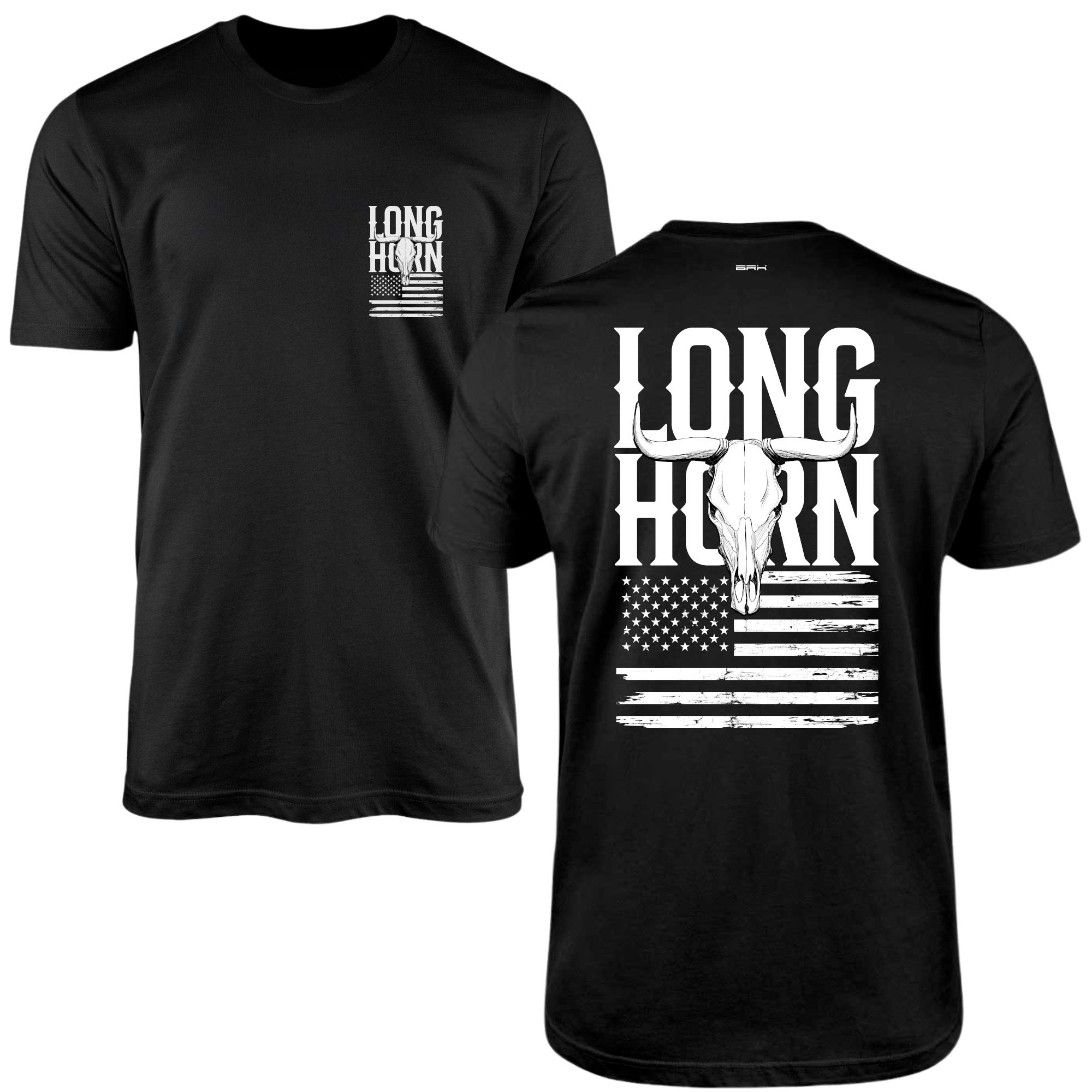 Kit Com 3 Camisetas De Algodão Coleção Long Horn - Brk Agro