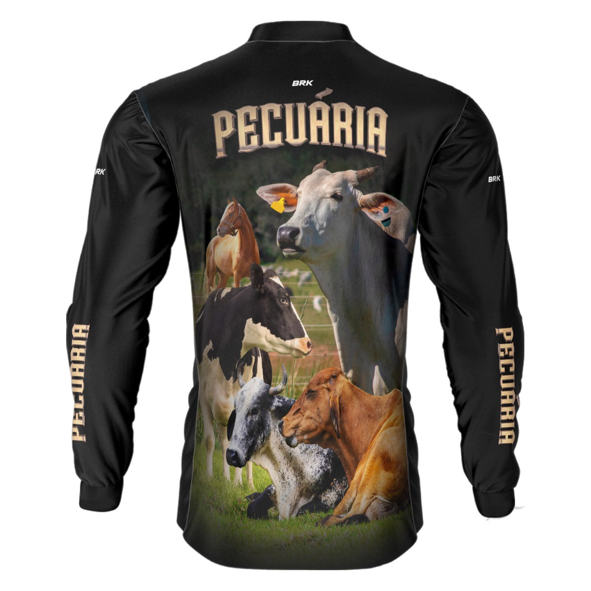 Camisa Agro Brk Pecuária com Proteção Solar UV50+ - BRK AGRO