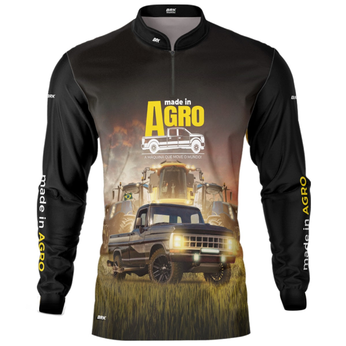 Camisa Agro Brk Caminhonete F1000 com Proteção Solar UV50+ - BRK AGRO