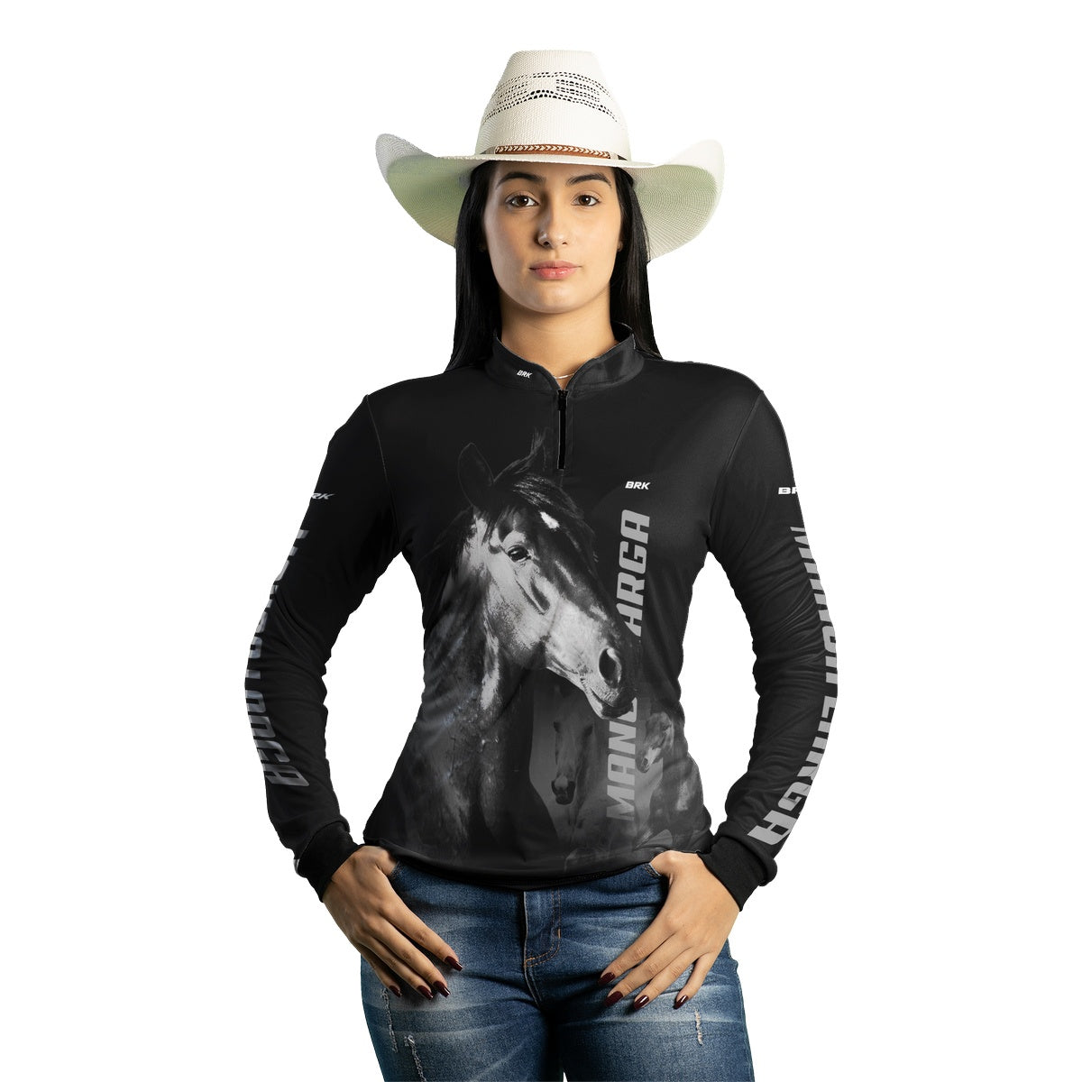Camisa Agro Brk Cavalo Mangalarga com Proteção Solar UV50+ - Brk Agro