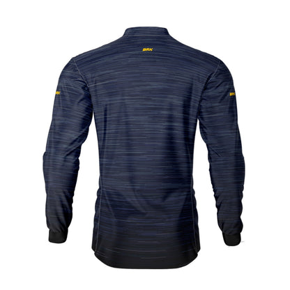 Camisa Masculina Agro Brk Mescla Azul Escuro com Proteção Solar UV50+ Envio Imediato - Brk Agro
