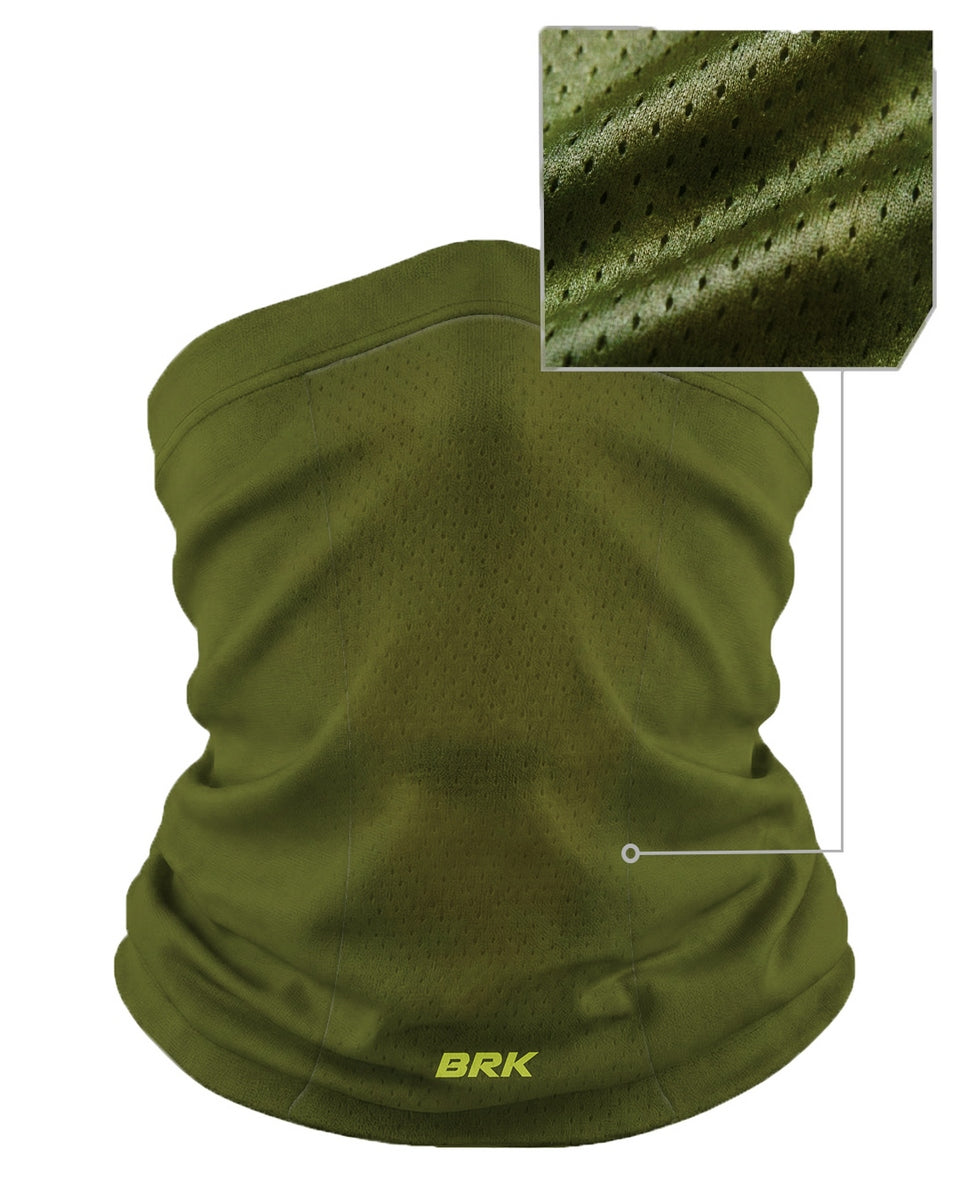 Bandana Tubeneck Brk Verde Musgo Liso Proteção UV50+ - Brk Agro