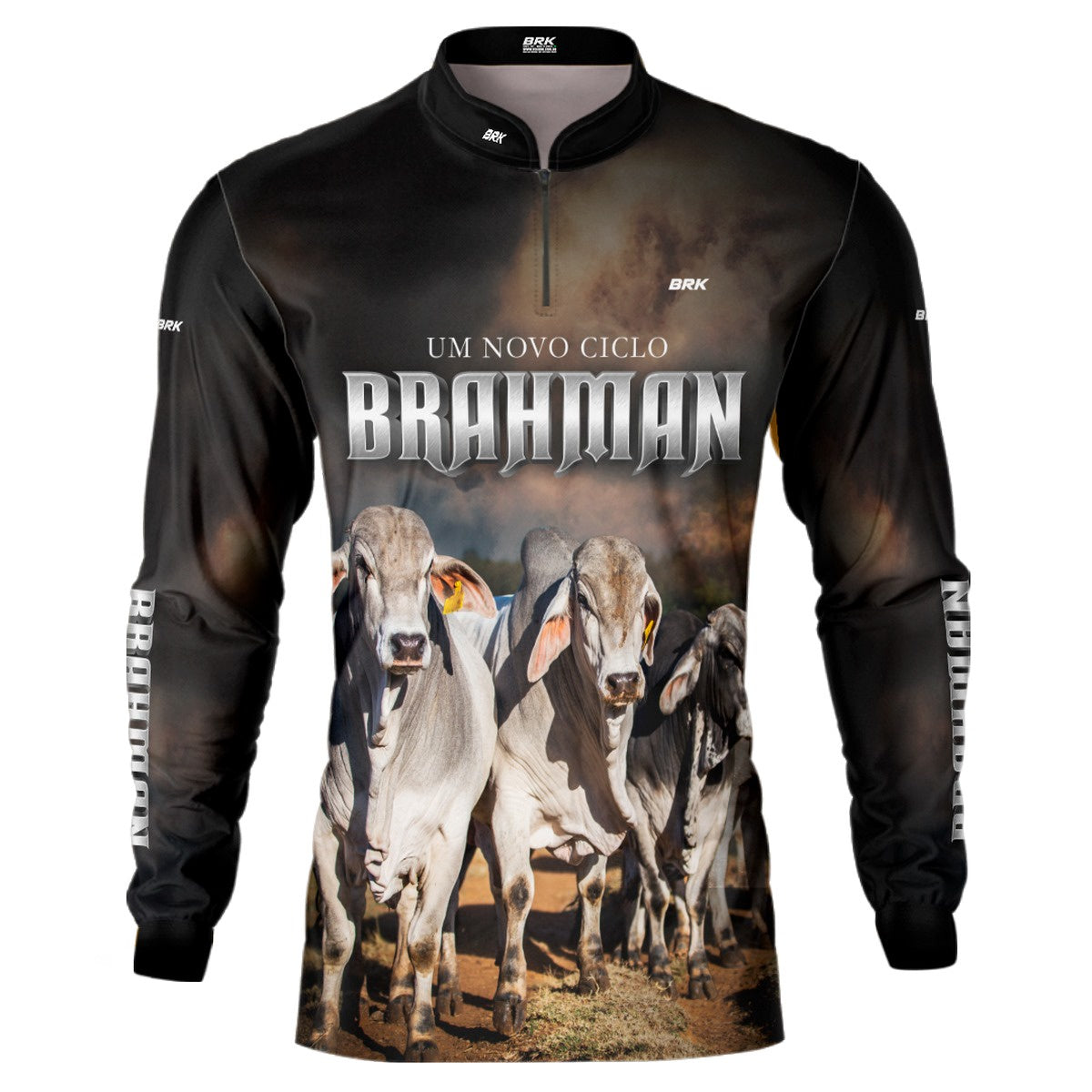 Camisa Agro Brk Raça Brahman com Proteção Solar UV50+ - BRK AGRO