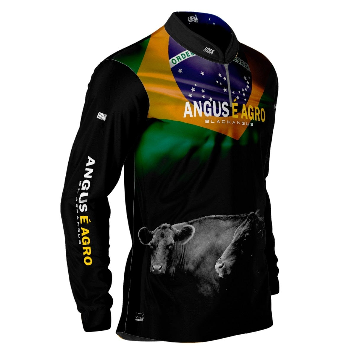 Camisa Agro Brk Angus é Agro Brasil com Proteção Solar UV50+ - BRK AGRO