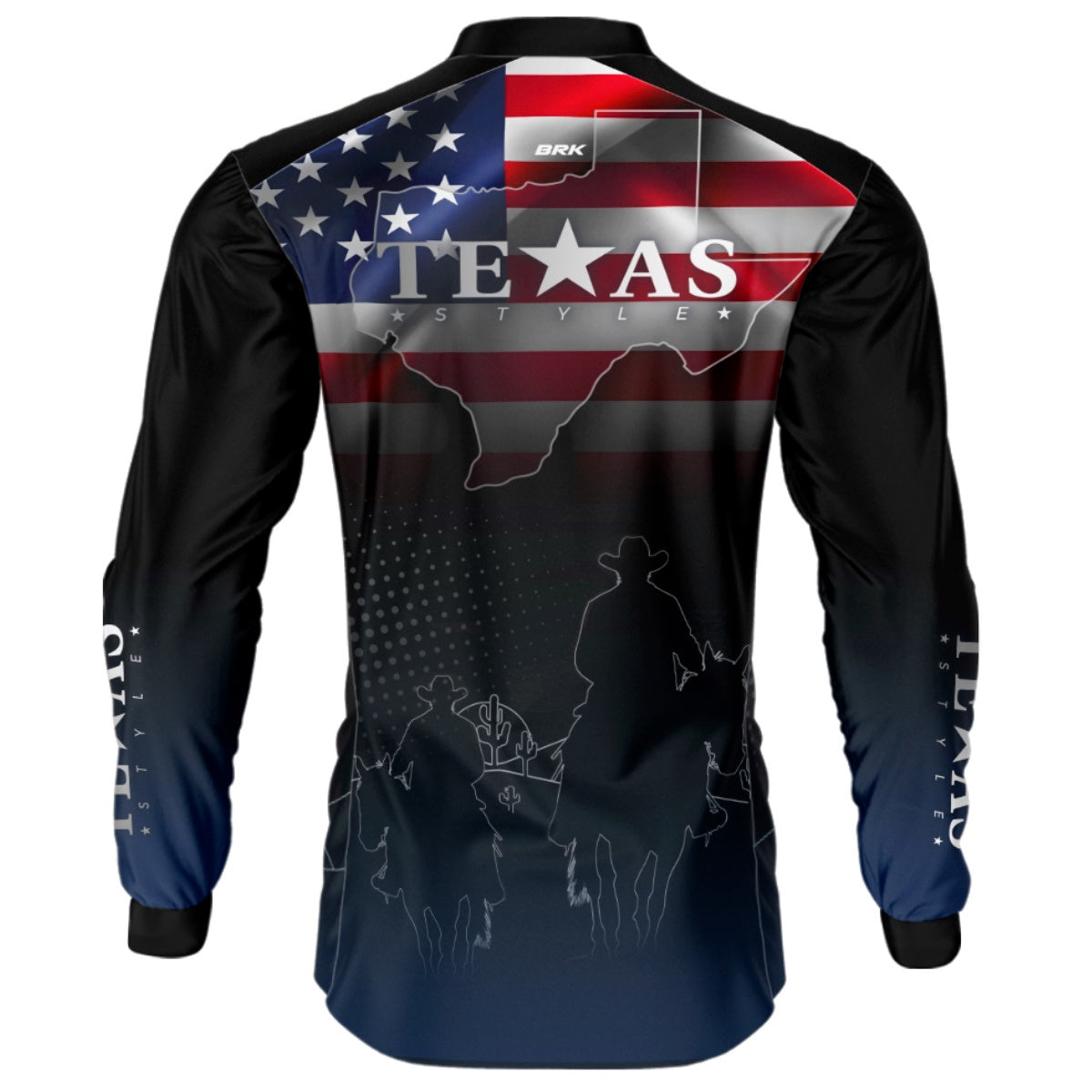 Camisa Agro Brk Texas Bandeira Estados Unidos com UV50+ - Brk Agro