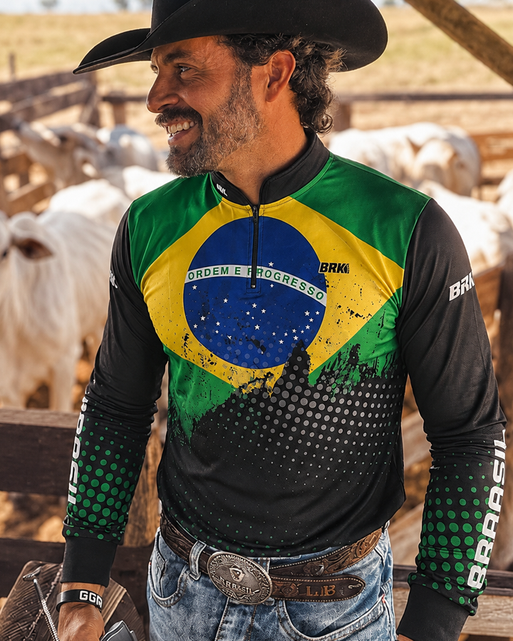Camisa Brk com Proteção Solar UV50 Envio Imediato