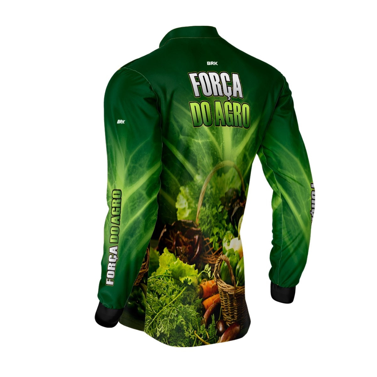 Camisa Agro Brk A Força do Agro Produtor de Hortaliças com UV50+ - Brk Agro