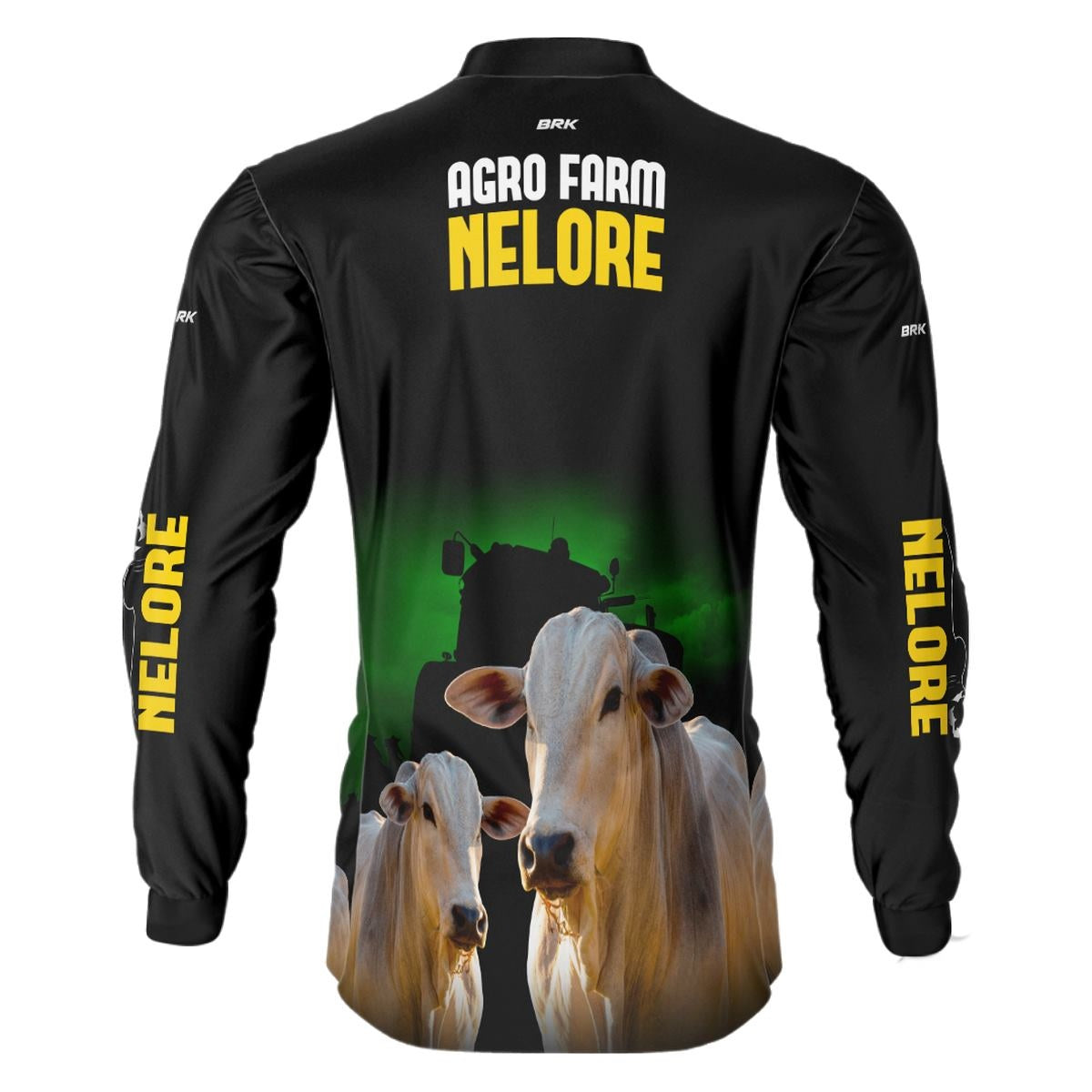Camisa Agro Brk Farm Nelore com Proteção Solar UV50+ - BRK AGRO