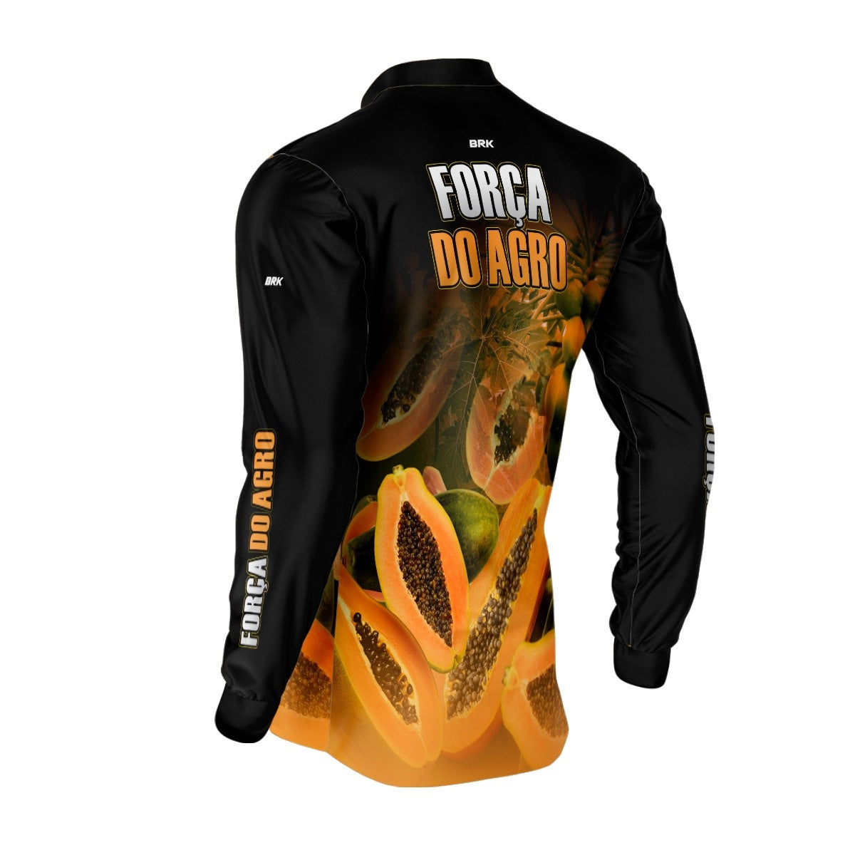 Camisa Agro Brk A Força do Agro Produtor de Mamão com UV50+ - BRK AGRO