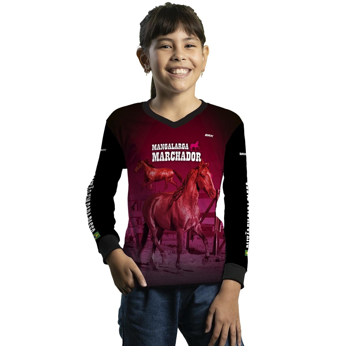 Camisa Agro Feminina Mangalarga Marchador com UV50+ - BRK AGRO