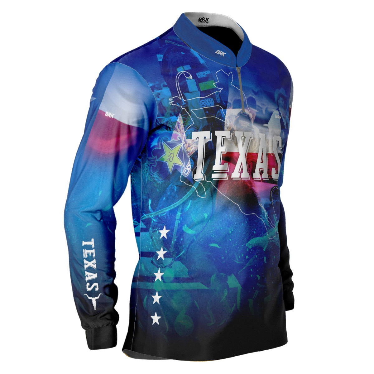 Camisa Agro Brk Country Texas Rodeio com Proteção Solar UV50+ - BRK AGRO