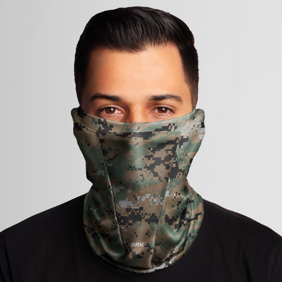 Bandana Black Mask Brk Camuflada Digital Florestal com Proteção UV50+ - Brk Agro
